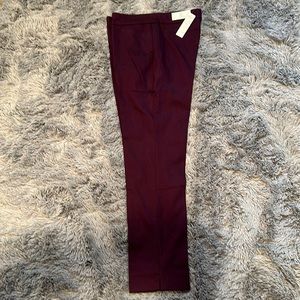 Chicos slimming 360 Brigitte, textured, chevron ankle wick, and plum
